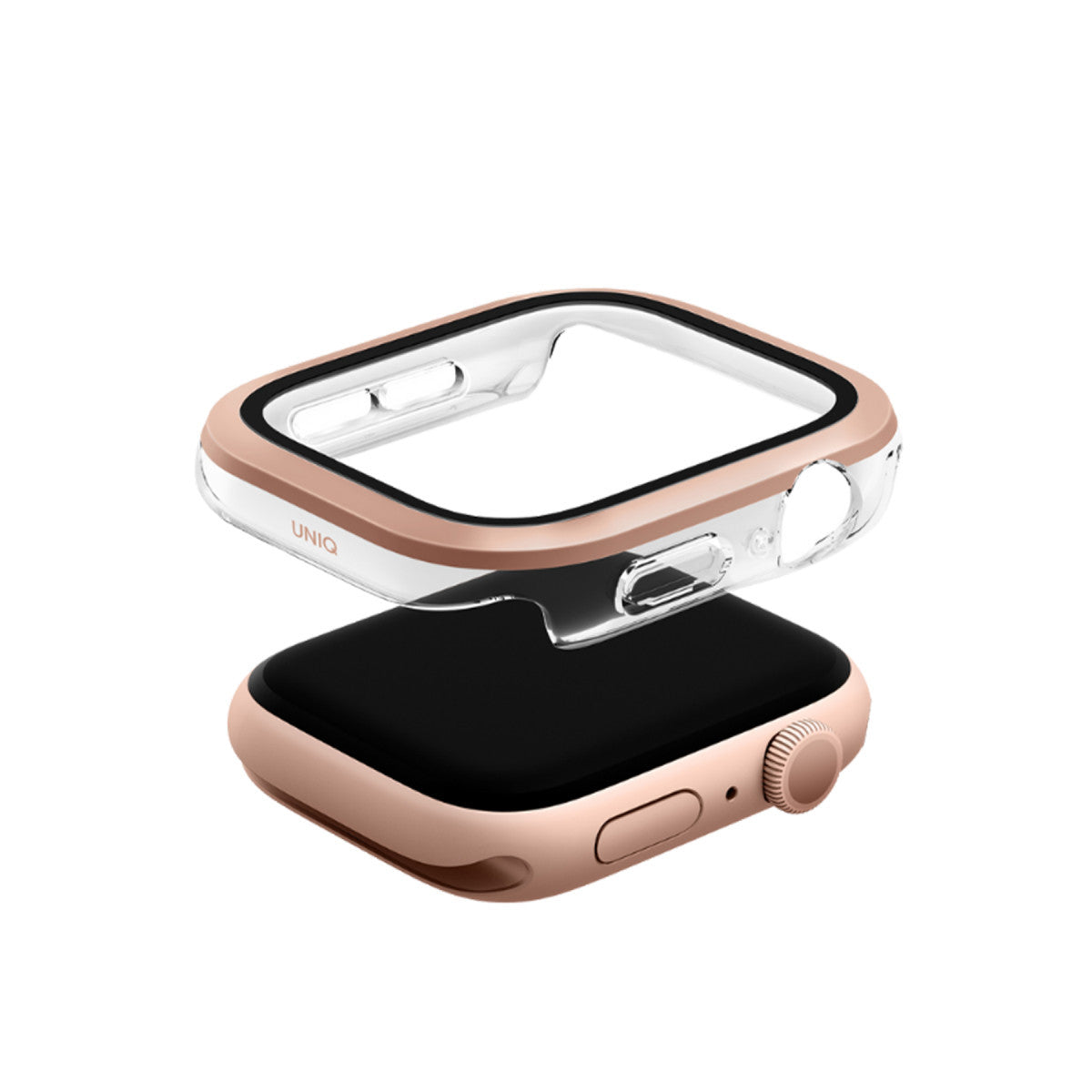 Uniq Apple Watch 46mm Voute Camlı Kasa Ekran Koruyucu
